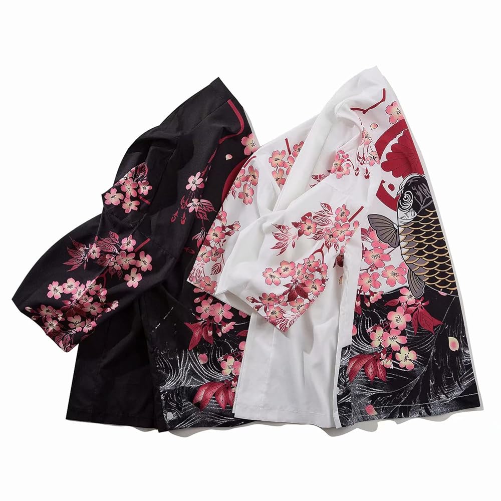 【komuさん専用】BONASTRE MESSENGER KIMONO A4 Amazon.com: MFCT Men's Lightweight Japanese Graphic Kimono
